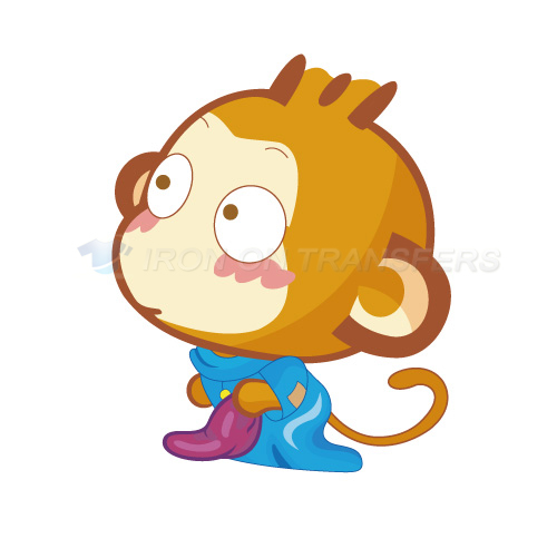 Monkey Iron-on Stickers (Heat Transfers)NO.8667
